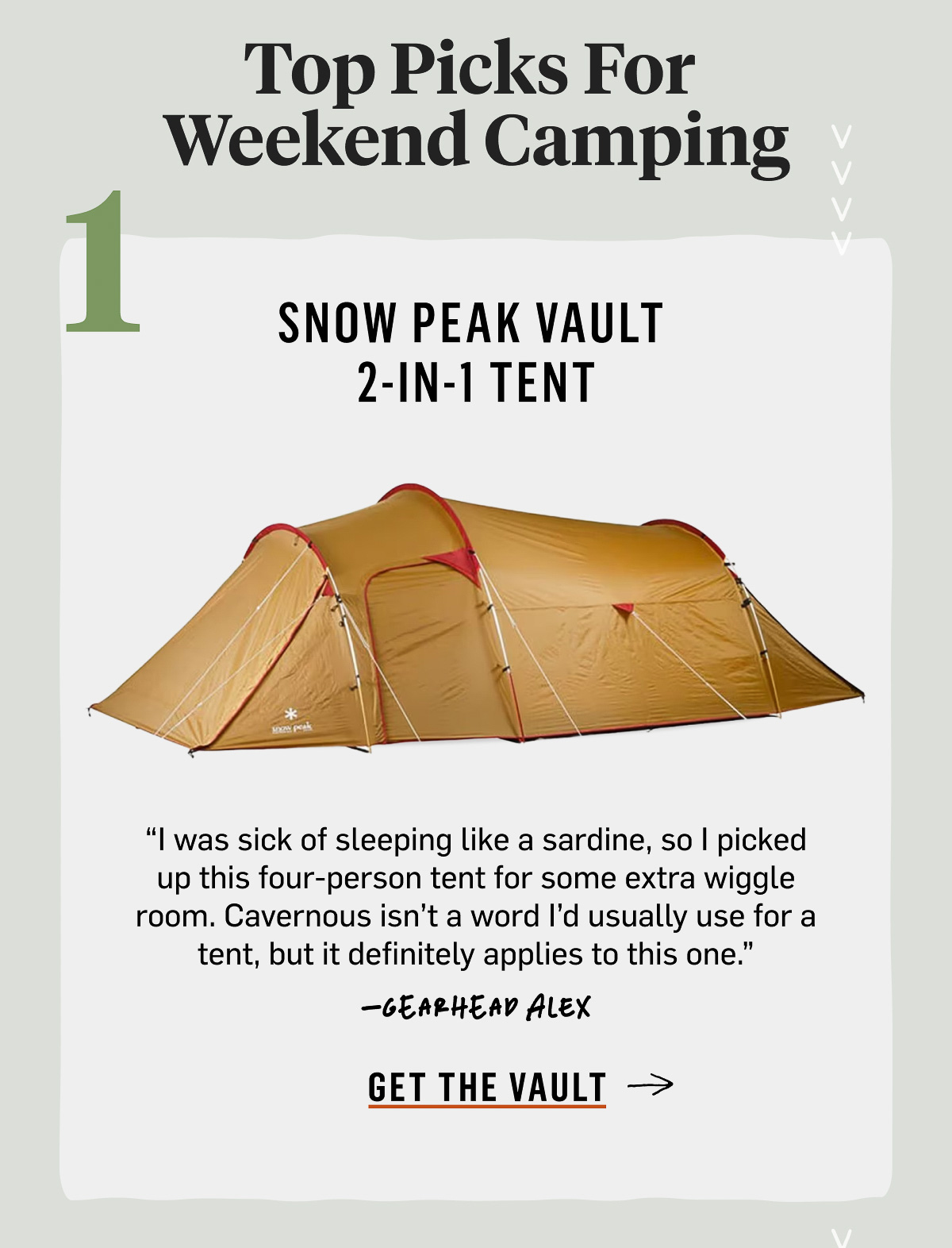 SnowPeakTent