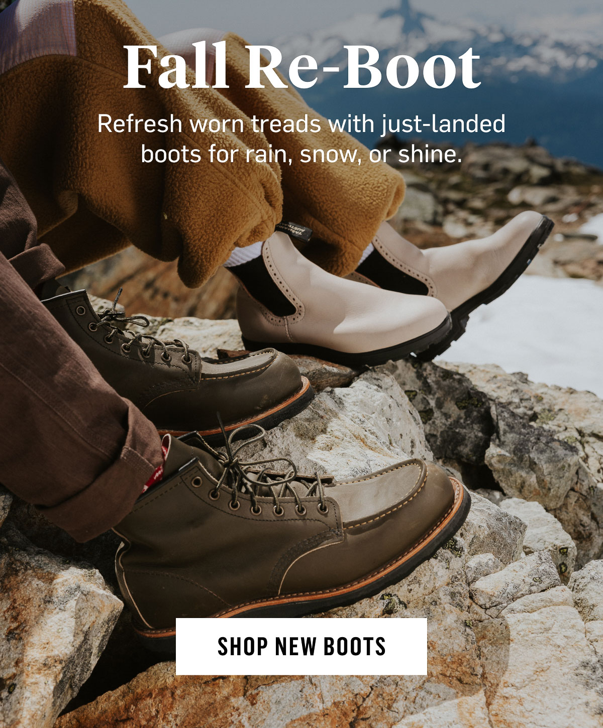 Fall New Arrivals Boots Secondary